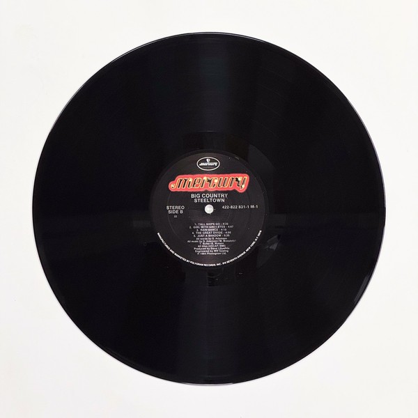 Back of the record Steeltown by Big Country