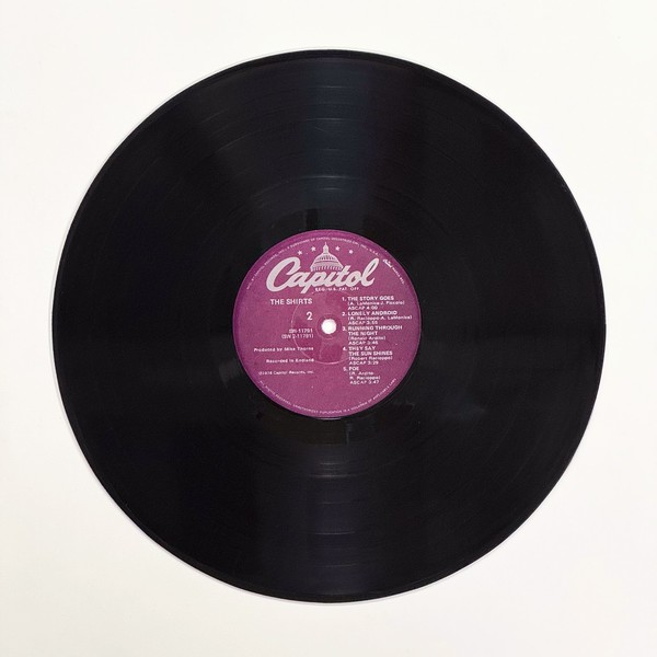 Back of the record The Shirts by The Shirts